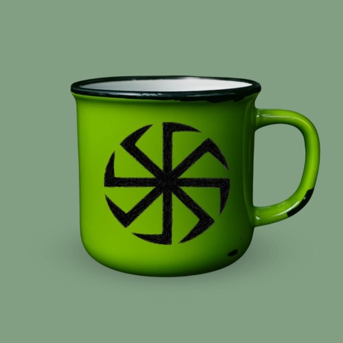 kubek słowiański symbol kołowrót