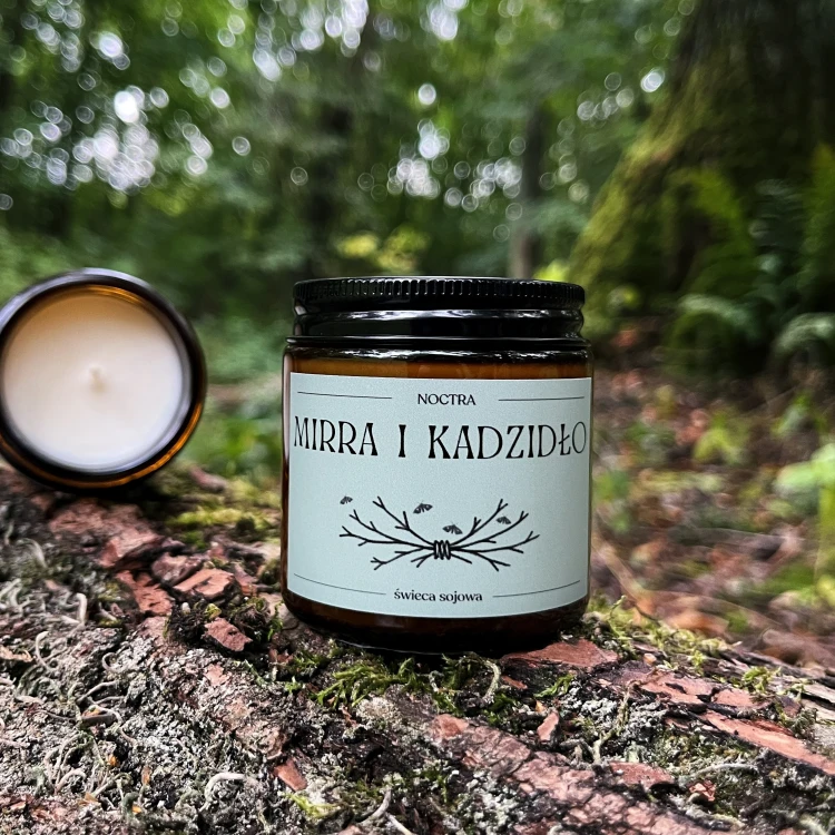 swieca sojowa mirra i kadzidlo